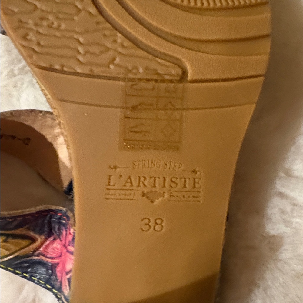 L’Artiste Sandals Size 7.5 Bari Slide - Picture 5 of 9